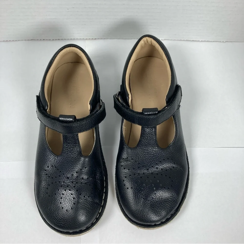 Mini Boden Toddler Kids Size 13 T-Bar Flats Maryjane’s Black School